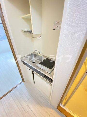大阪市東淀川区東中島１丁目の賃貸マンションのキッチン