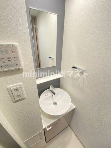 大阪市浪速区幸町１丁目の賃貸マンションの洗面所