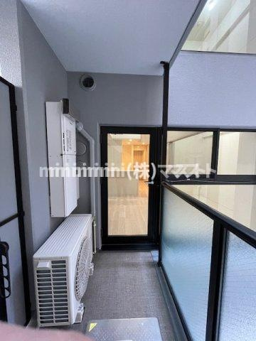 大阪市浪速区幸町２丁目の賃貸マンションのバルコニー