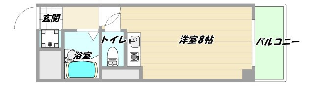 大阪市淀川区東三国３丁目の賃貸マンションの間取り