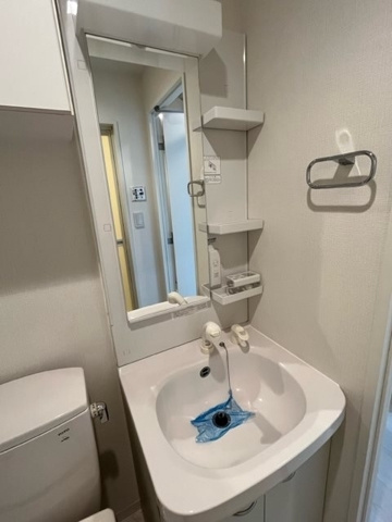 新品家具付きマンション日本橋人形町15(KaGood東京)の独立洗面台
