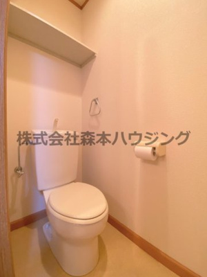 【トイレ】 | 　フレーリーコート | 落ち着いたトイレです