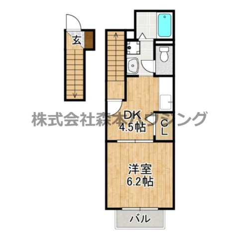 【間取り】 | 　フレーリーコート