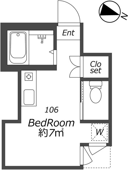 【間取り】 | AP1431 Bハウス東大井 106 | 



