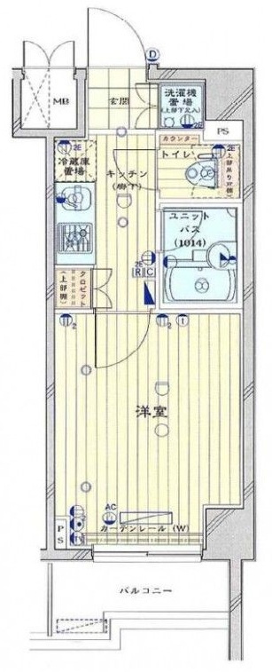 ルーブル二子多摩川の間取り|間取りです。