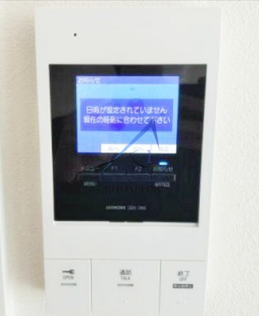 ゼルコーバの設備|モニター付きインターホンです。