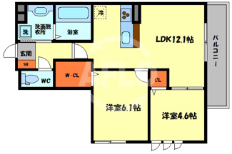【間取り】 | ロイヤルコート緑橋　東中本小学校区 | ロイヤルコート緑橋　間取り