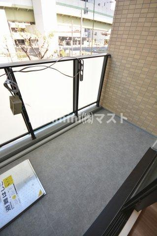 大阪市西区立売堀５丁目の賃貸マンションのバルコニー
