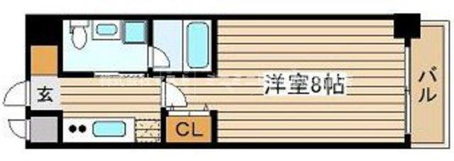 大阪市西区土佐堀３丁目の賃貸マンションの間取り