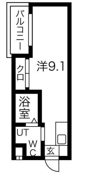 リビングライフ長瀬ウエストの間取り