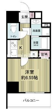 大阪市西区新町３丁目の賃貸マンションの間取り