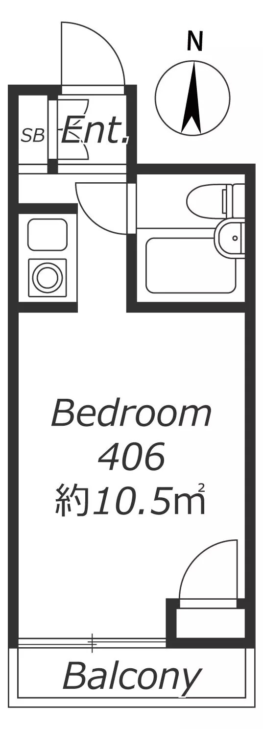 AP565 メゾン・ド・アンビアンス 406の間取り|



