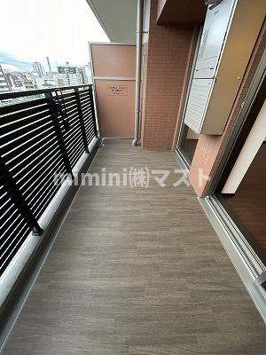 大阪市西区川口３丁目の賃貸マンションのバルコニー