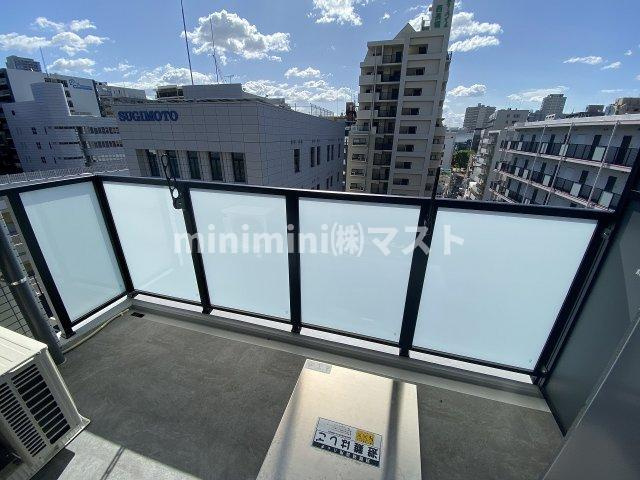大阪市西区立売堀５丁目の賃貸マンションのバルコニー