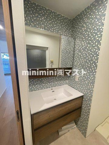 大阪市西区新町４丁目の賃貸マンションの洗面所