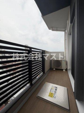 大阪市西区北堀江３丁目の賃貸マンションのバルコニー