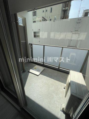 大阪市西区阿波座１丁目の賃貸マンションのバルコニー