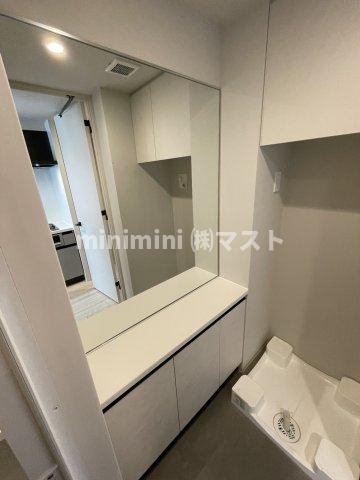 大阪市西区阿波座１丁目の賃貸マンションの洗面所