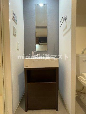 大阪市西区南堀江４丁目の賃貸マンションの洗面所