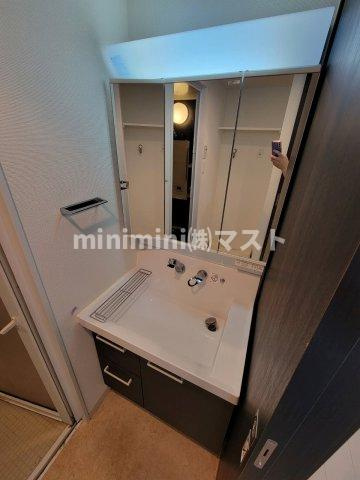 大阪市西区本田１丁目の賃貸マンションの洗面所