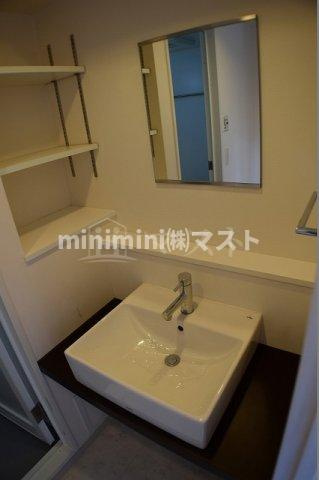 大阪市西区南堀江３丁目の賃貸マンションの洗面所