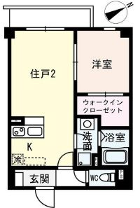 大阪市西区九条３丁目の賃貸マンションの間取り