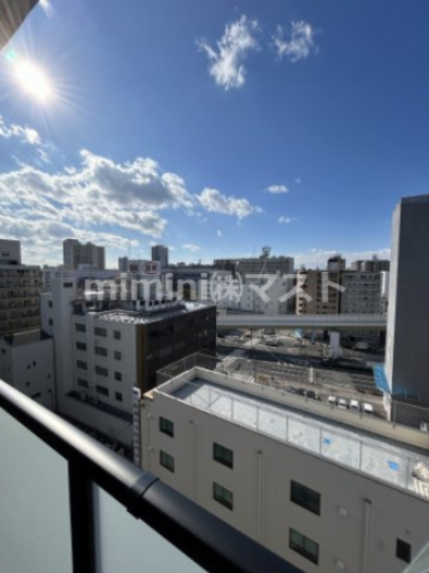 大阪市西区新町３丁目の賃貸マンションの展望