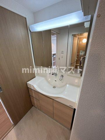 大阪市西区新町３丁目の賃貸マンションの洗面所