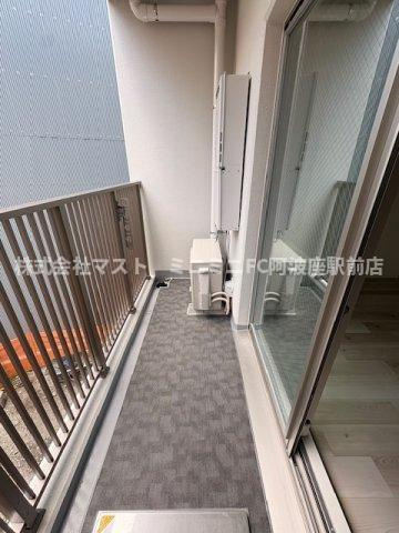 大阪市西区九条南２丁目の賃貸マンションのバルコニー