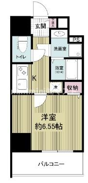 大阪市西区新町３丁目の賃貸マンションの間取り