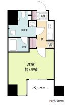 大阪市西区江戸堀２丁目の賃貸マンションの間取り