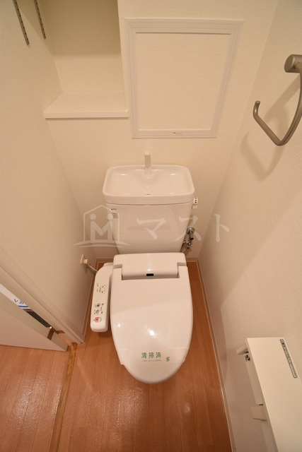 大阪市西区靱本町２丁目の賃貸マンションのトイレ|※同物件別号室参考写真