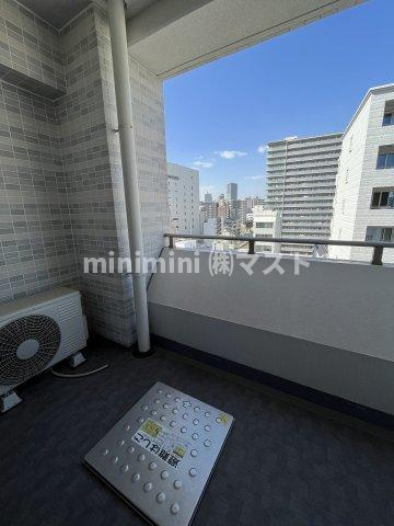大阪市西区新町３丁目の賃貸マンションのバルコニー