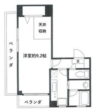大阪市西区新町２丁目の賃貸マンションの間取り