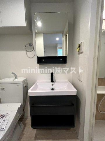 大阪市西区九条南３丁目の賃貸マンションの洗面所