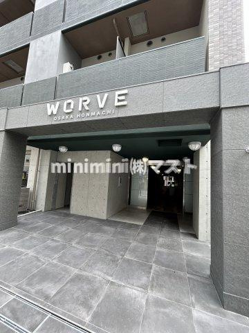 大阪市西区西本町１丁目の賃貸マンションのエントランス