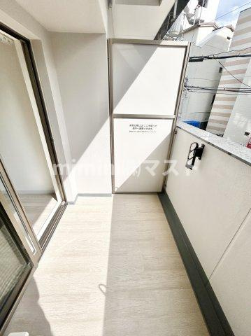 大阪市西区本田２丁目の賃貸マンションのバルコニー