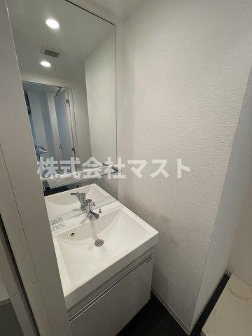 大阪市西区南堀江３丁目の賃貸マンションの洗面所