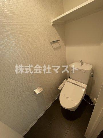 大阪市西区南堀江３丁目の賃貸マンションのトイレ