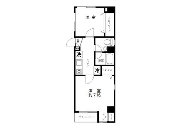 石塚マンションの間取り|間取りです。