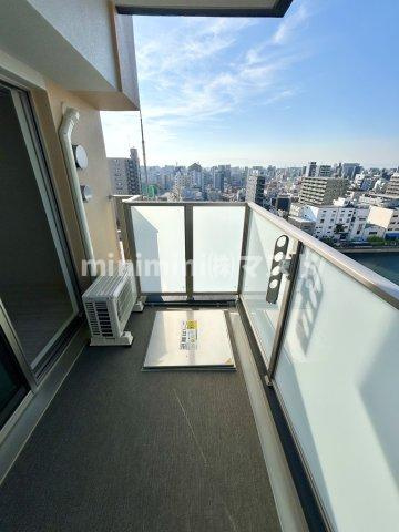 大阪市西区南堀江４丁目の賃貸マンションのバルコニー