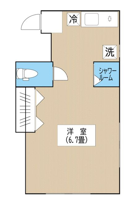 千駄木ハイムの間取り|間取りです。