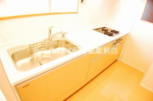 大阪市西区新町１丁目の賃貸マンションのキッチン