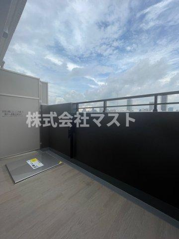 大阪市西区新町４丁目の賃貸マンションのバルコニー