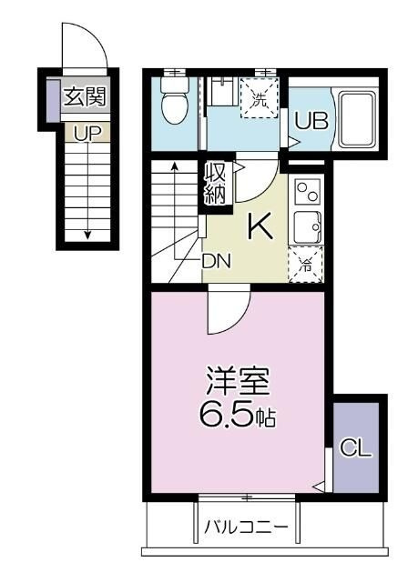 グランシャレー亀有Ⅰの間取り|間取りです。