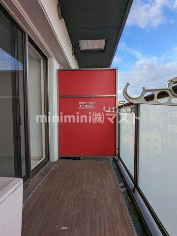 大阪市西区本田２丁目の賃貸マンションのバルコニー