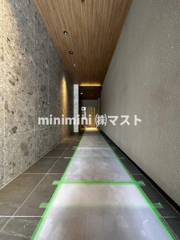 大阪市西区新町４丁目の賃貸マンションのロビー
