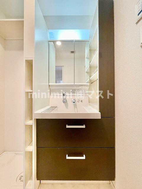 大阪市西区阿波座１丁目の賃貸マンションの洗面所
