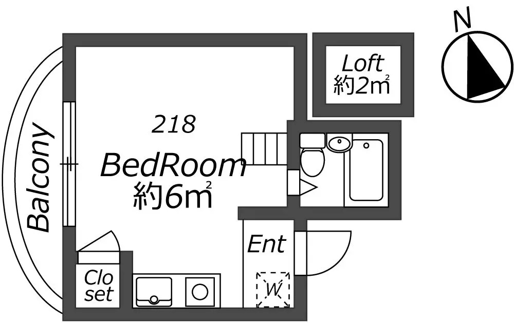 AP263 ローズガーデンタカエイ112番館の間取り|




