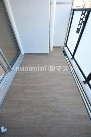 大阪市西区川口４丁目の賃貸マンションのバルコニー